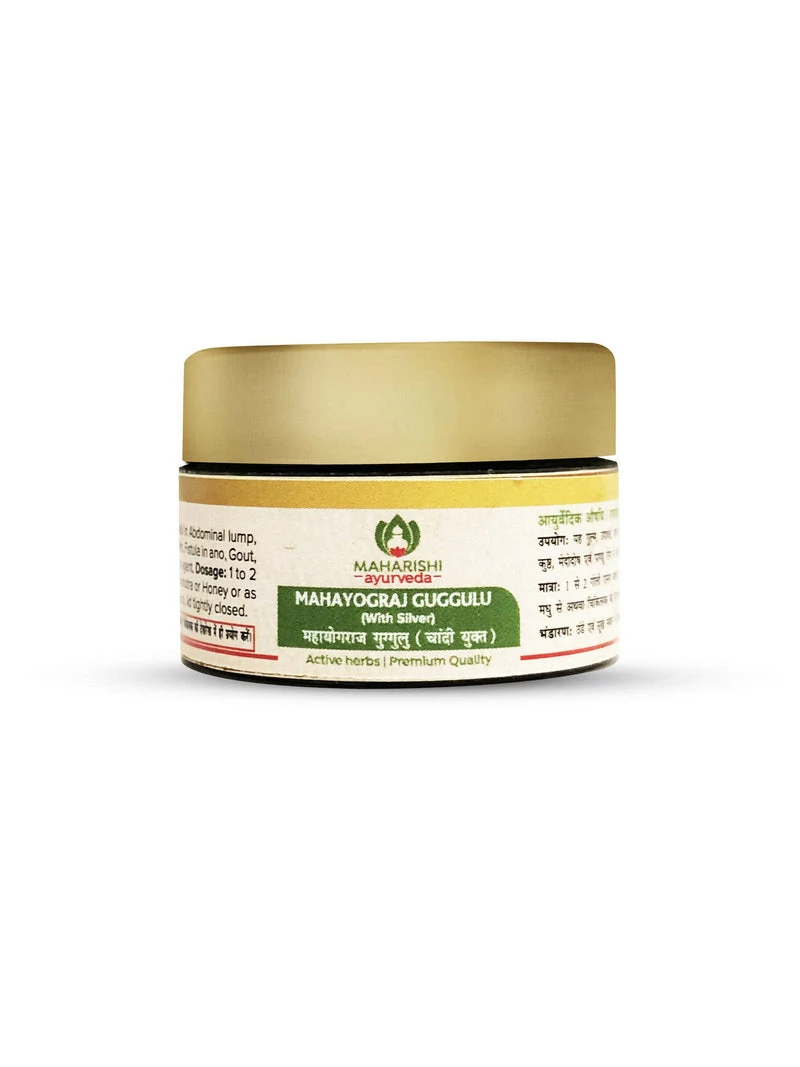 Maharishi Ayurveda Mahayograj Guggulu (with Silver), 40 Tablets-1.webp